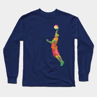 Polygon Basketball Super Dunk Long Sleeve T-Shirt